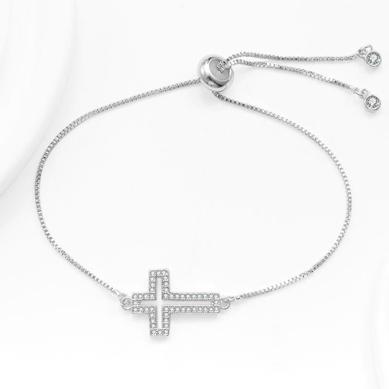 Pulseira Cruz Vazada