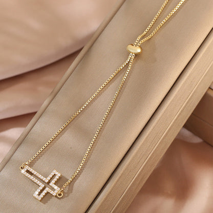 Pulseira Cruz Vazada
