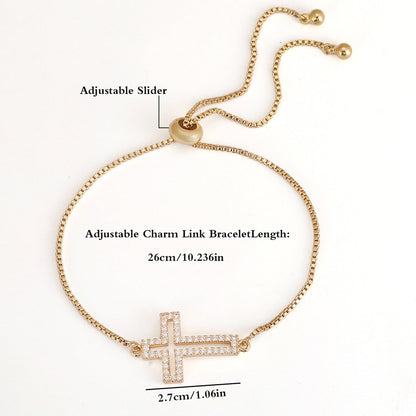 Pulseira Cruz Vazada